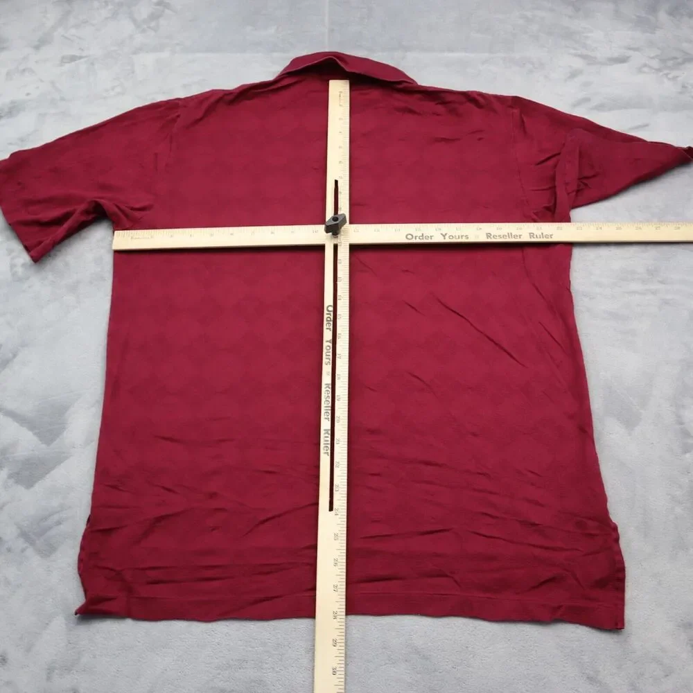 Polo Golf Ralph Lauren Shirt Mens M Red Wine Short Sleeve Classic